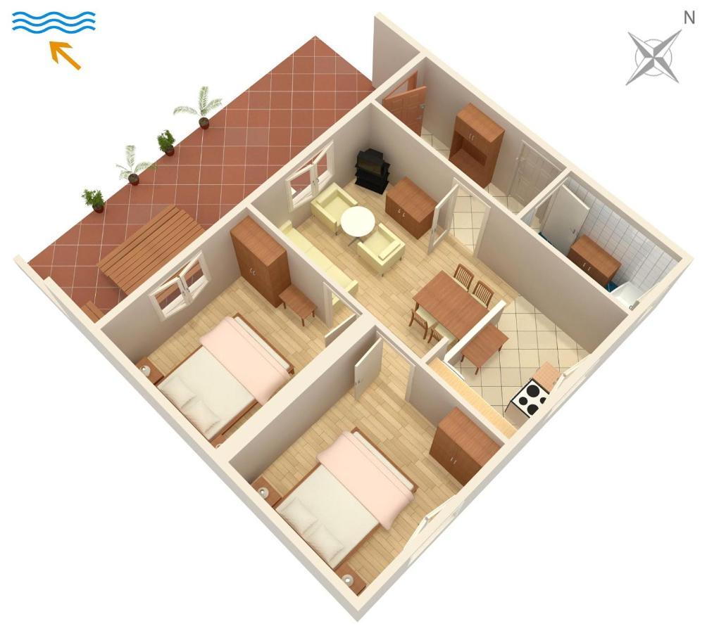 Apartments By The Sea Punat, Krk - 5351 Εξωτερικό φωτογραφία